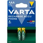 VARTA - Akku Recharge Phone Nickel-Hyd AAA HR03 1.2V 800mAh 1Bli=2St