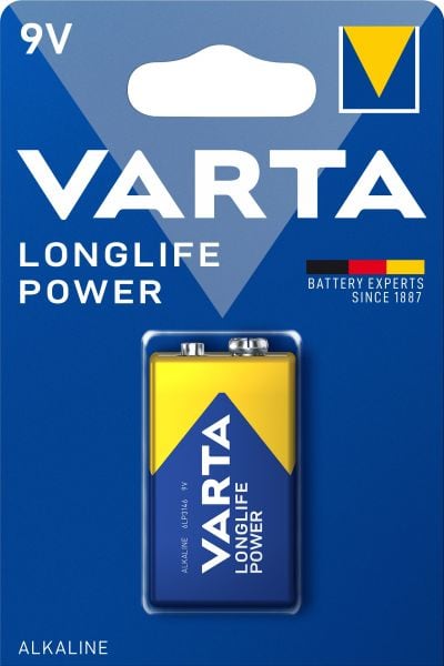 VARTA - Batterie Longlife Power Alka. E-Block MN1604/6LP3146 9V 1Stk