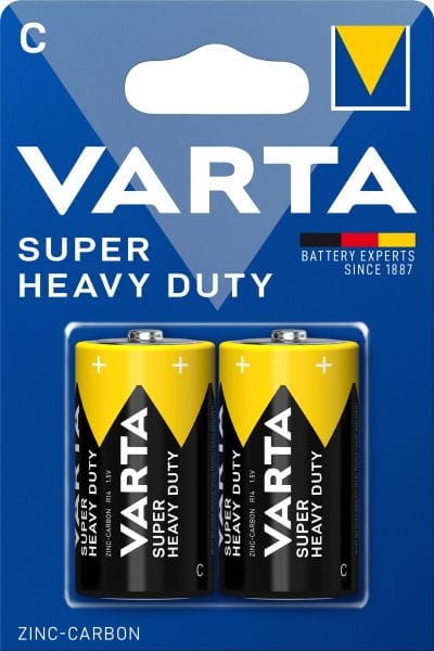 VARTA - Batterie Superlife Zink-Karbon C Baby R14 1.5V 1Bli=2Stk