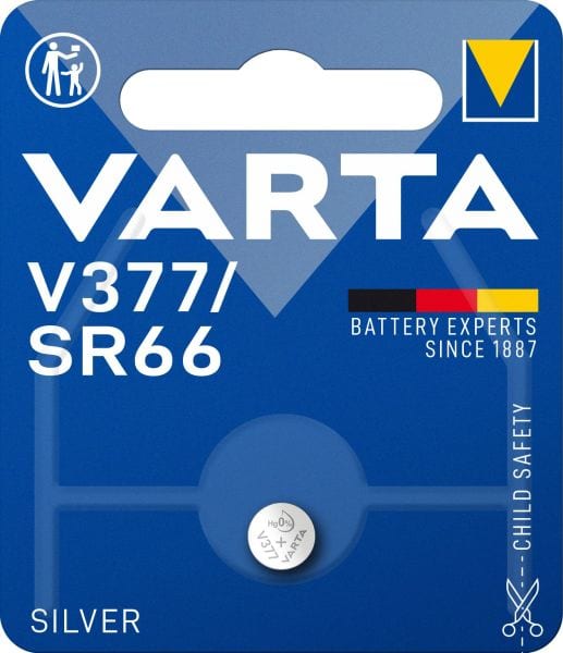 VARTA - Knopfzelle Electronics Silber V377/SR66 1.55V 1Bli=1Stk