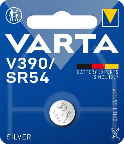 VARTA - Knopfzelle Electronics Silber V390/SR54 1.55V 1Bli=1Stk