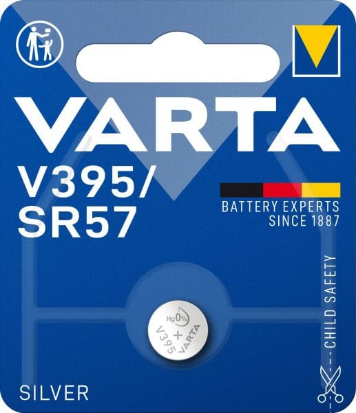 VARTA - Knopfzelle Electronics Silber V395/SR57 1.55V 1Bli=1Stk