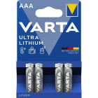 VARTA - Batterie Ultra Lithium AAA Micro FR10G445 1.5V 1Bli=4Stk