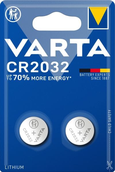VARTA - Knopfzelle Electronics Lithium CR2032 3V 1Bli=2Stk