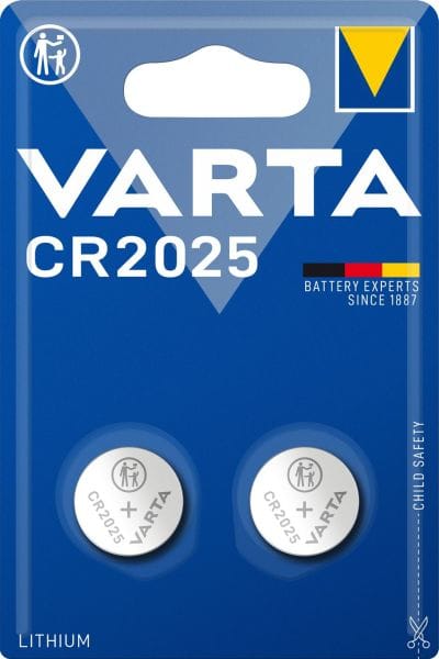 VARTA - Knopfzelle Electronics Lithium CR2025 3V 1Bli=2Stk