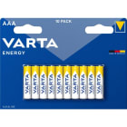 VARTA - Batterie Energy Alkaline AAA Micro LR03 1.5V 1Bli=10Stk
