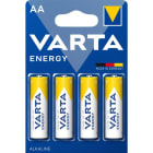 VARTA - Batterie Energy Alkaline AA Mignon LR6 1.5V 1Bli=4Stk
