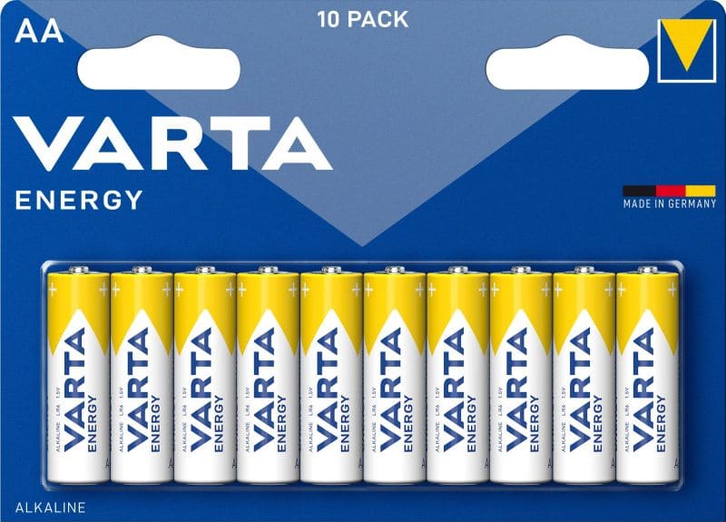 VARTA - Batterie Energy Alkaline AA Mignon LR6 1.5V 1Bli=10Stk