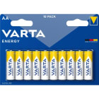 VARTA - Batterie Energy Alkaline AA Mignon LR6 1.5V 1Bli=10Stk