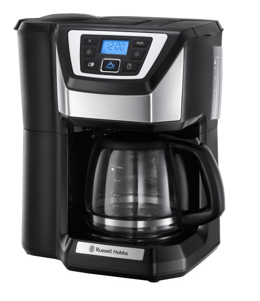 RUSSELL HOBBS - Kaffeeautomat digi 10T. 1000W Glas Timer Kaffeemühle edst