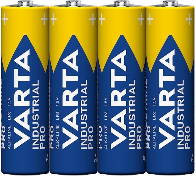 VARTA - Batterie Industrial Alkaline AA Mignon LR6 1.5V FOLIE=4Stk