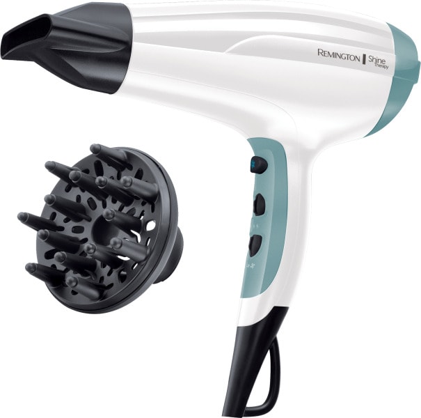 REMINGTON - Haarfön 2300W 3Temp/Gebl. Ionen Diffusor weiß-grün