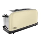 RUSSELL HOBBS - Toaster Langschlitz 1100W Auftauf. Brötchenaufs. creme-edst