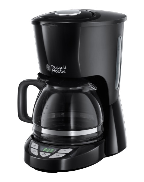 RUSSELL HOBBS - Kaffeeautomat digi 10T. 1000W 1.25L Glask. schwarz