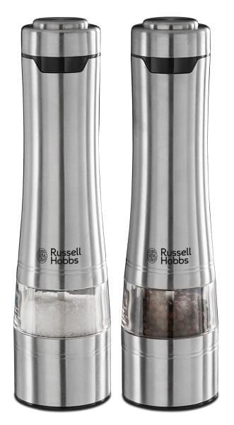 RUSSELL HOBBS - Salz/Pfeffermühle Batt Malgrad einstellbar Keramikmahlw. ed