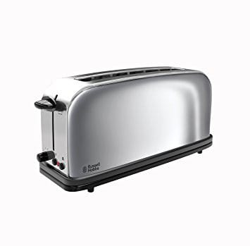 RUSSELL HOBBS - Toaster Langschlitz 1000W 6St. Auftauf. Brötchenaufs. edst