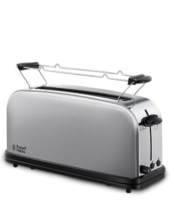 RUSSELL HOBBS - Toaster Langschlitz 1000W 6St. Auftauf. Brötchenaufs. edst