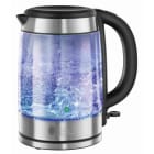 RUSSELL HOBBS - Wasserkocher 2200W 1.7L kabellos edelstahl-Glas-schwarz