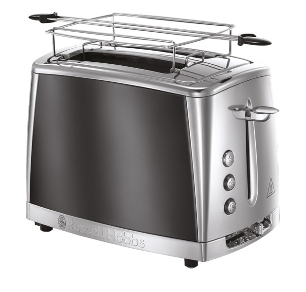 RUSSELL HOBBS - Toaster 2Scheiben 1550W 6St. Auft. Aufw. Brötchenaufs. gr-ed