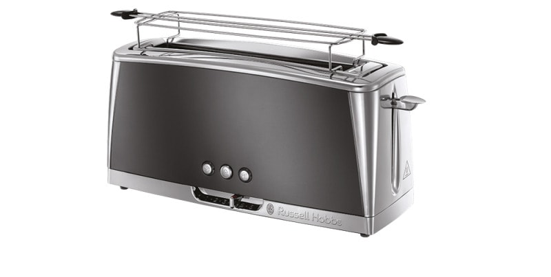 RUSSELL HOBBS - Toaster Langschlitz 1420W Auft. Aufw. Brötchenaufs. gr-edst