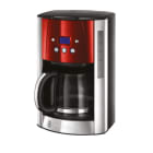 RUSSELL HOBBS - Kaffeeautomat 12T. 1000W 1.8L Glaskanne schwarz-rot-edst