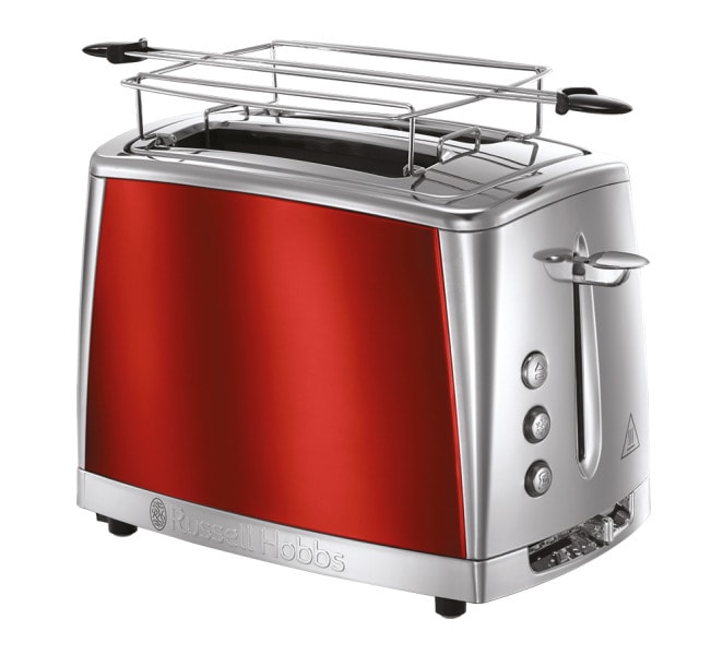 RUSSELL HOBBS - Toaster 2Scheiben 1550W 6St. Auft. Aufw. Brötchenaufs. ro-ed