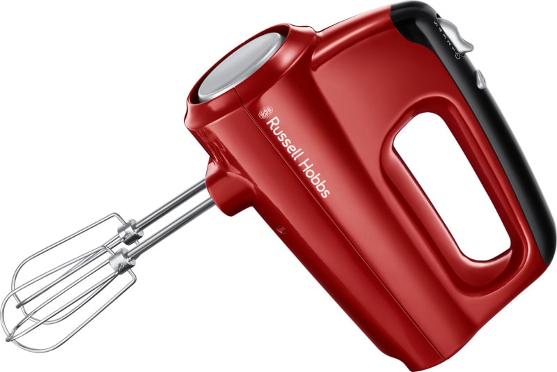 RUSSELL HOBBS - Handmixer 350W 5Stufen Turbo rot-schwarz
