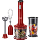 RUSSELL HOBBS - Stabmixer 3in1 500W 2St Metallf Messb.700ml Zerkl. Besen rot