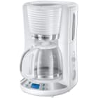 RUSSELL HOBBS - Kaffeeautomat digi. 10T. 1100W 1.25L Glask. Timer weiß-edst