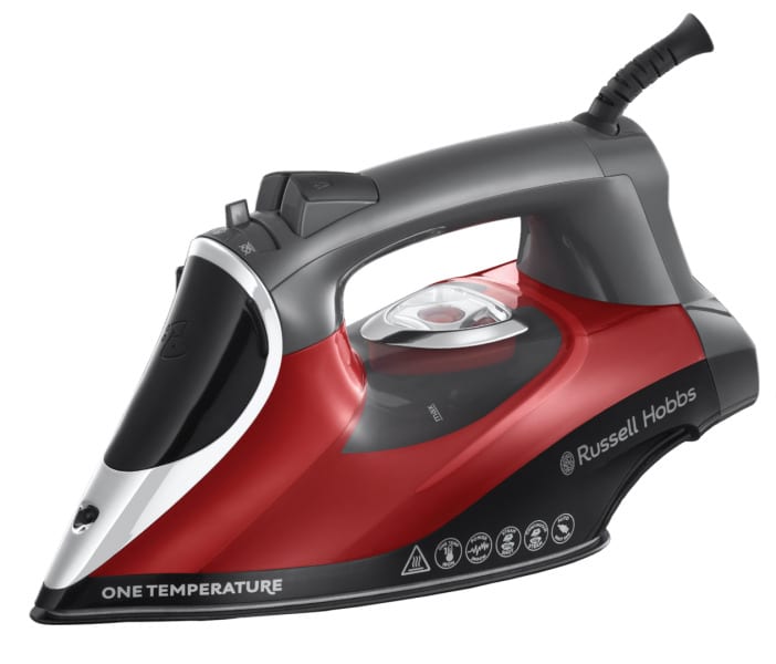 RUSSELL HOBBS - Bügeleisen 2600W 350ml KeramikTurmalin S-Absch rot-schwarz