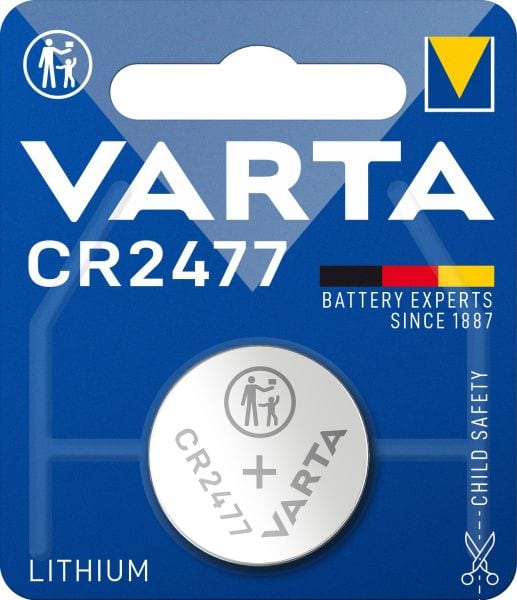 VARTA - Knopfzelle Electronics Lithium CR2477 3V 1Bli=1Stk
