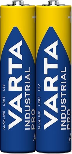VARTA - Batterie Industrial Alkaline AAA Micro LR03 1.5V FOLIE=2Stk