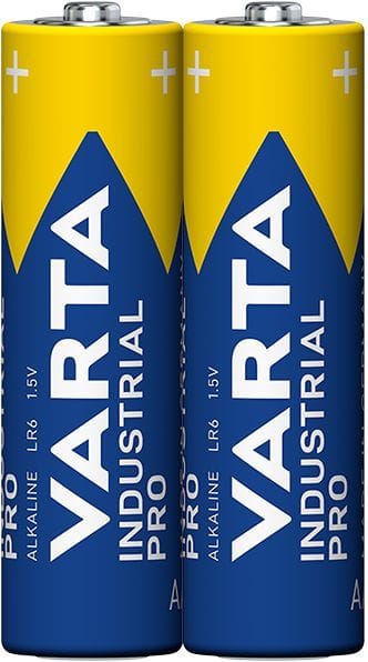 VARTA - Batterie Industrial Alkaline AA Mignon LR6 1.5V FOLIE=2Stk