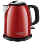 RUSSELL HOBBS - Wasserkocher 2400W 1L kabellos Schnellkochfunkt. rot-si-sw