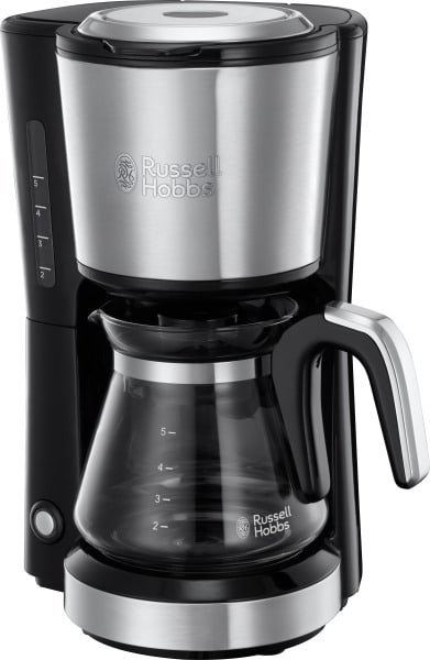 RUSSELL HOBBS - Kaffeeautomat 5T. 650W 0.625L Glask. edelstahl-schwarz