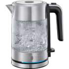 RUSSELL HOBBS - Wasserkocher 2200W 0.8L kabellos edelstahl-Glas-schwarz