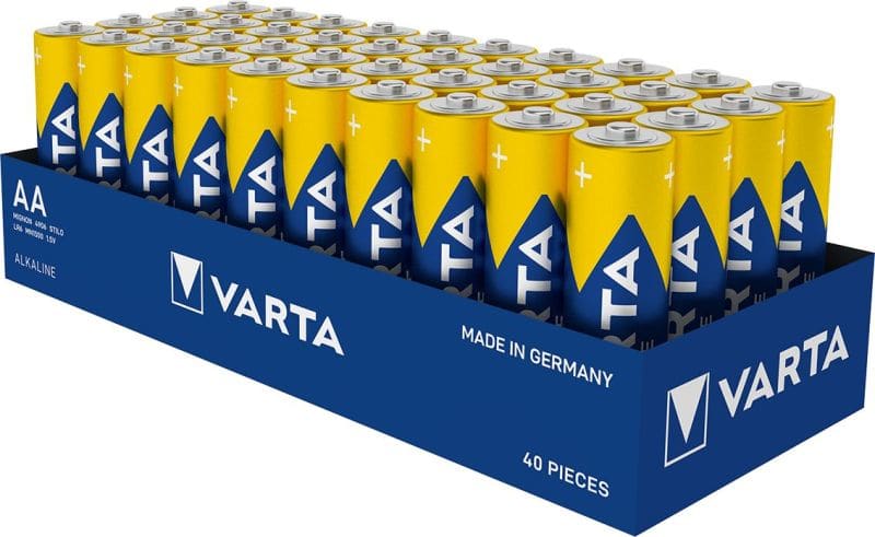 VARTA - Batterie Longlife Power Alkal AA Mignon LR6 1.5V FOLIE=40Stk