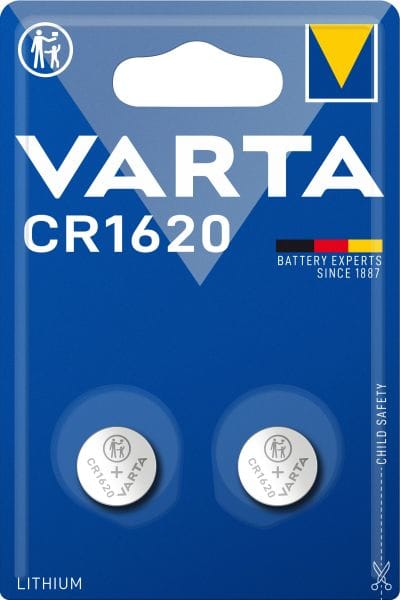 VARTA - Knopfzelle Electronics Lithium CR1620 3V 1Bli=2Stk