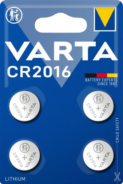 VARTA - Knopfzelle Electronics Lithium CR2016 3V 1BLI=4Stk