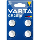 VARTA - Knopfzelle Electronics Lithium CR2016 3V 1BLI=4Stk