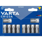VARTA - Photobatterie Lithium CR123A/CR17345 3V 1BLI=10Stk