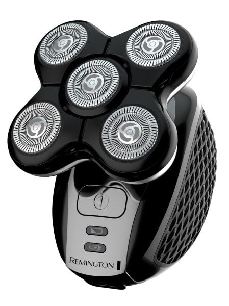 REMINGTON - Glatzen-Rasierer 5Scherk. DualTrack Detail-Tr. sw