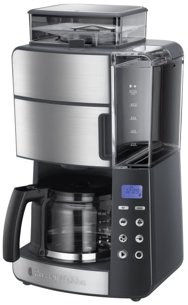 RUSSELL HOBBS - Kaffeeautomat digi 10T 1000W 1.25L Glask Timer Mahlwerk edsw