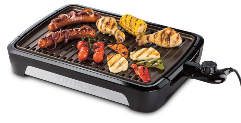 RUSSELL HOBBS - BBQ-Tischgrill smokeless 1600W stufenl. 1109cm² antih. ed-sw