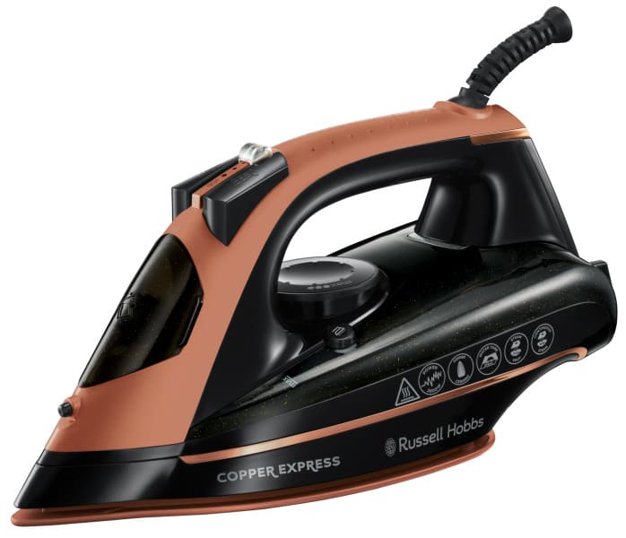RUSSELL HOBBS - Bügeleisen 2600W 315ml Keramik-Sohle sw-kupfer