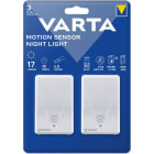 VARTA - Nachtlicht Bewegungssensor LED LW:4.8m 17lm 3AAA 1PAK=2St ws