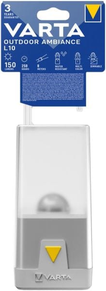 VARTA - Camping Laterne L10 LED LW:8m 150lm mehrfarbig (ohneBatt) ws