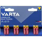 VARTA - Batterie Longlife MaxPow. Alka. AAA Micro LR03 1.5V 1Bli=8St