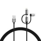 VARTA - Speed Charge & Sync Kabel 3in1 USBA auf Lightn/Micro/USBC 2m