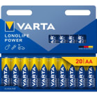 VARTA - Batterie Longlife Power Alka. AA Mignon LR6 1.5V 1Bli=20Stk